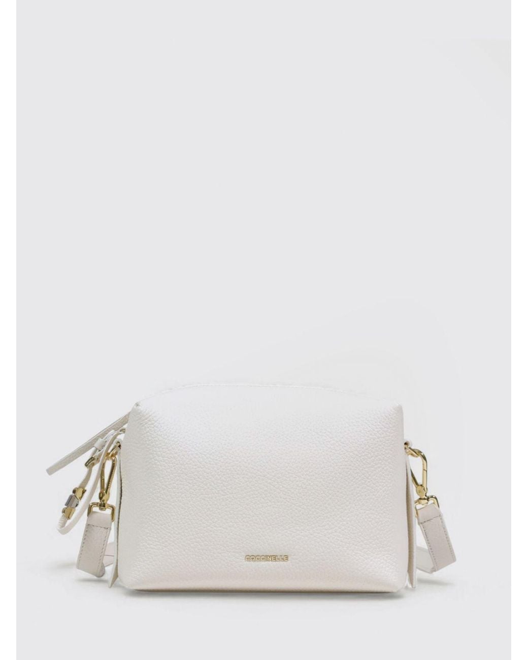 Coccinelle Natural Nory Grained Leather Pochette