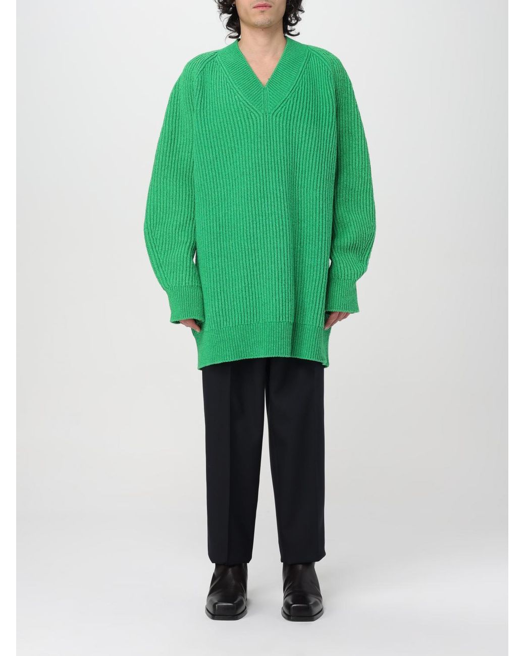 Jil Sander Green Sweater for men