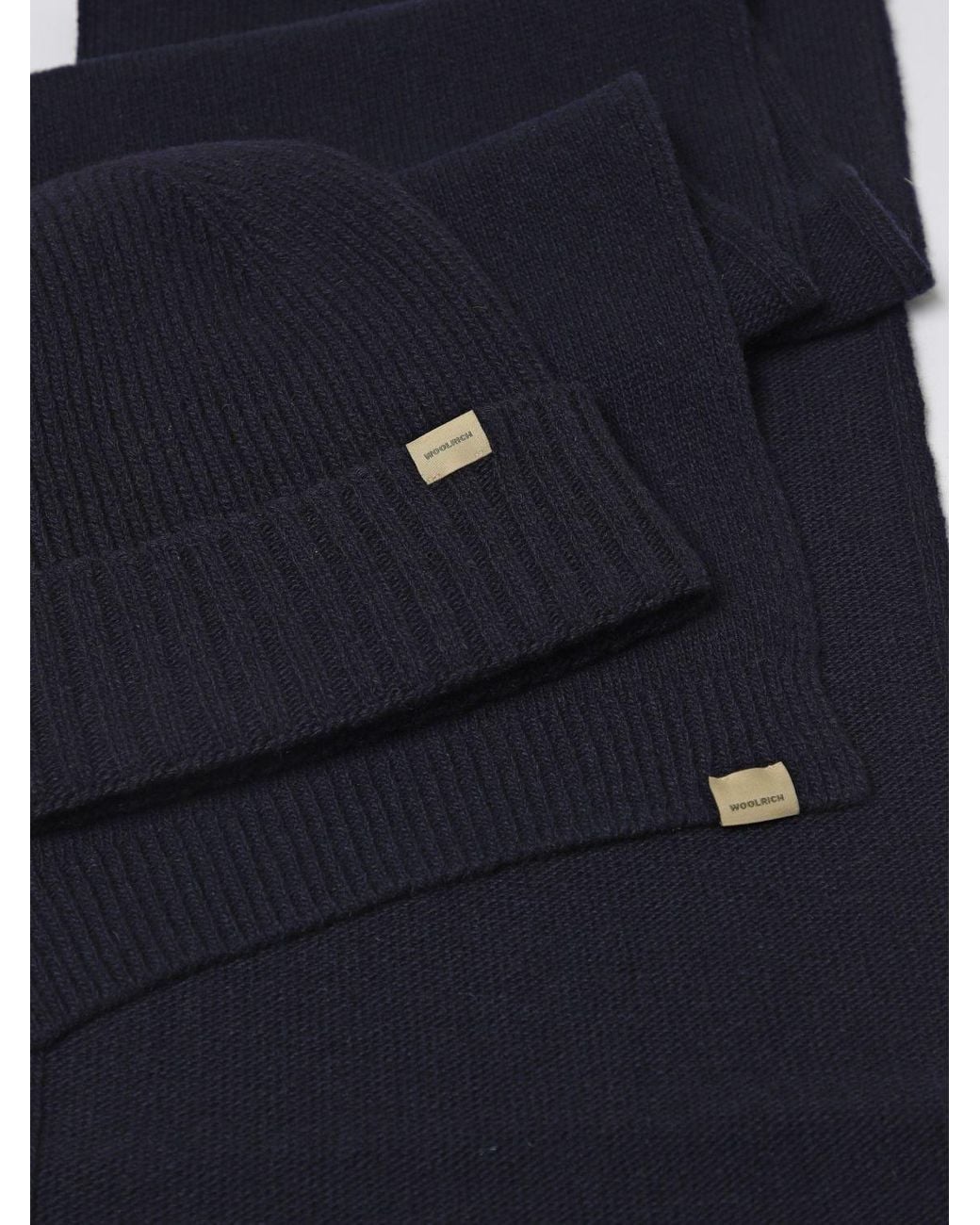 Woolrich Blue Hat for men