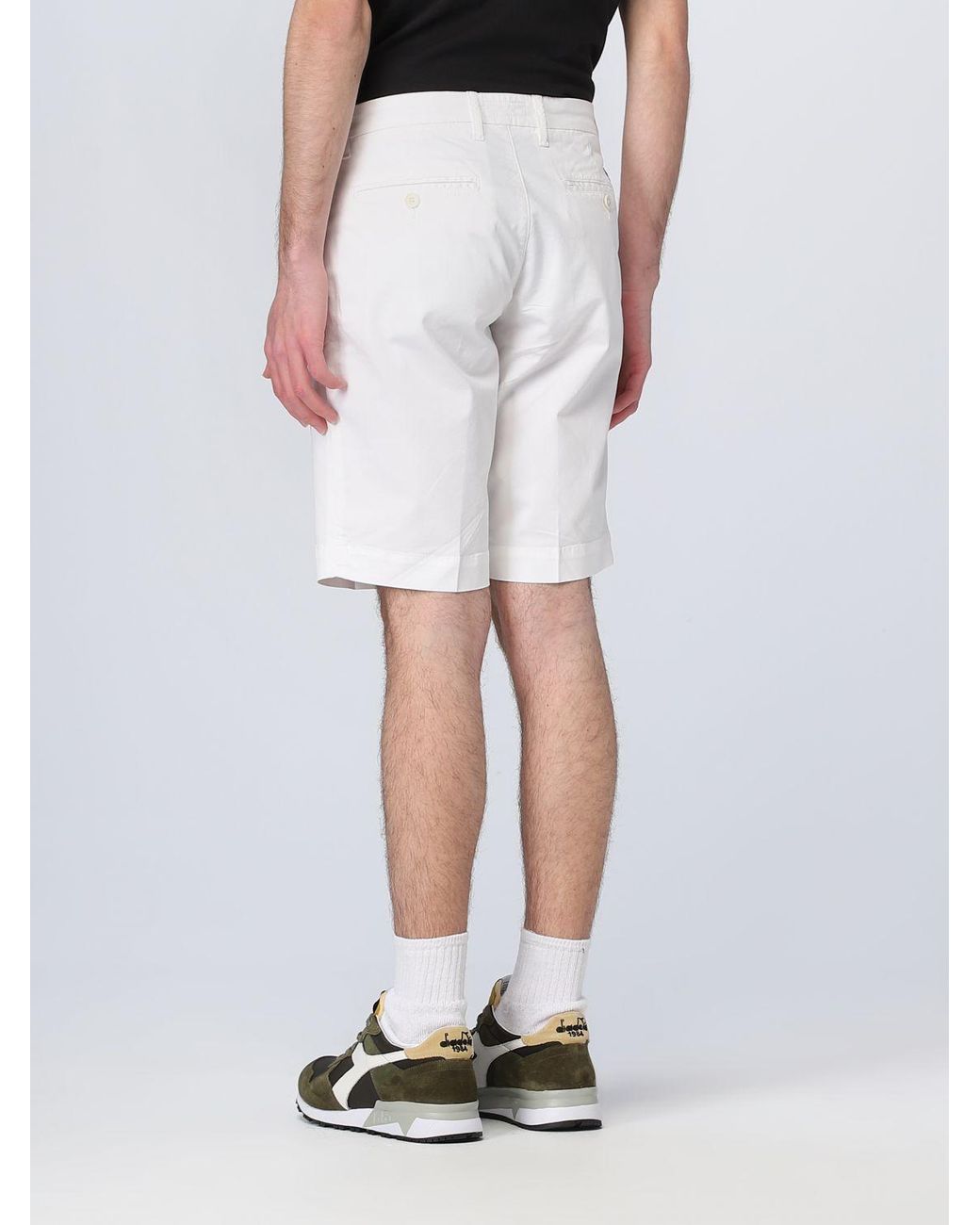 Fay White Trousers for men