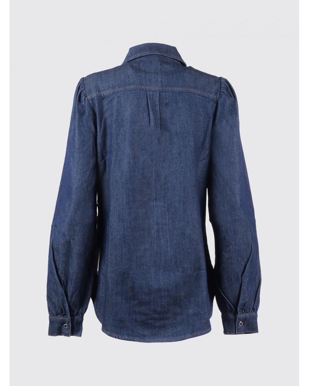 7 For All Mankind Blue Denim Shirt