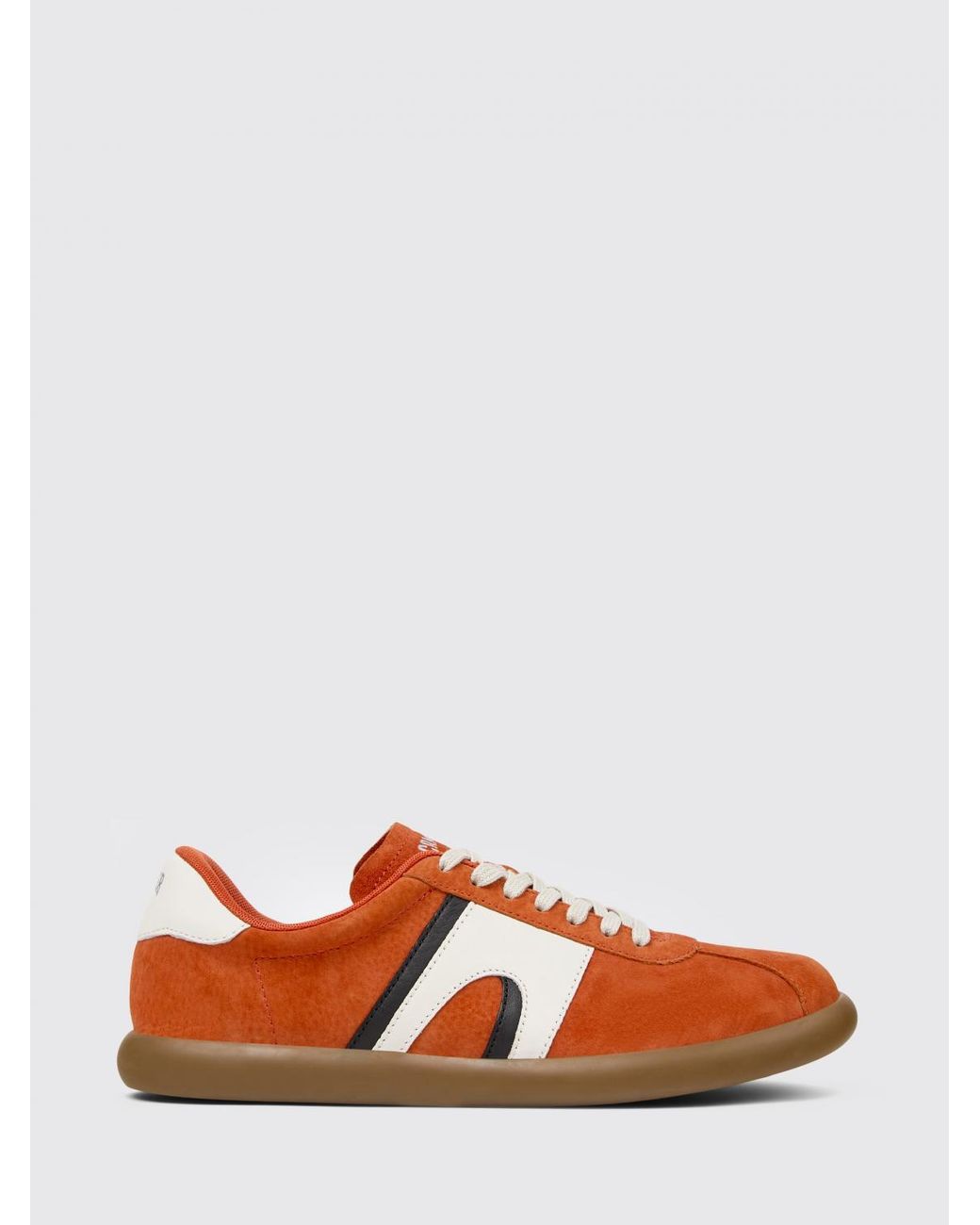 Camper Orange Pelotas Soller Nubuck Sneakers for men