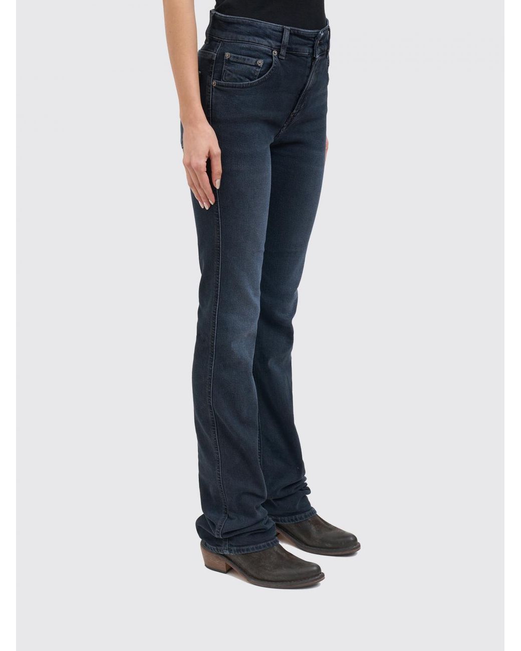 Haikure Blue Slim Fit Denim Jeans