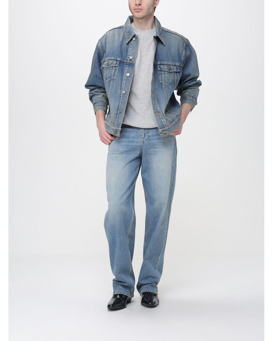 Saint Laurent Blue Denim Jacket for men