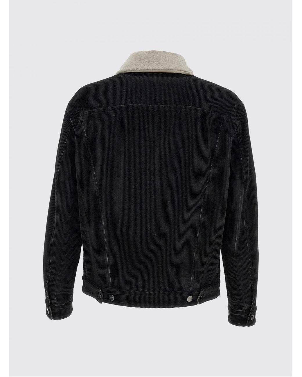 Fendi Black Classic Corduroy Jacket for men