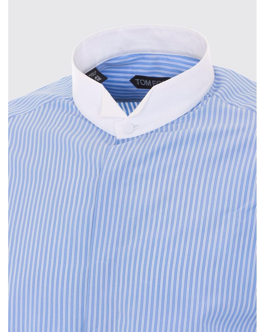 Camicia A Righe di Tom Ford in Blue da Uomo