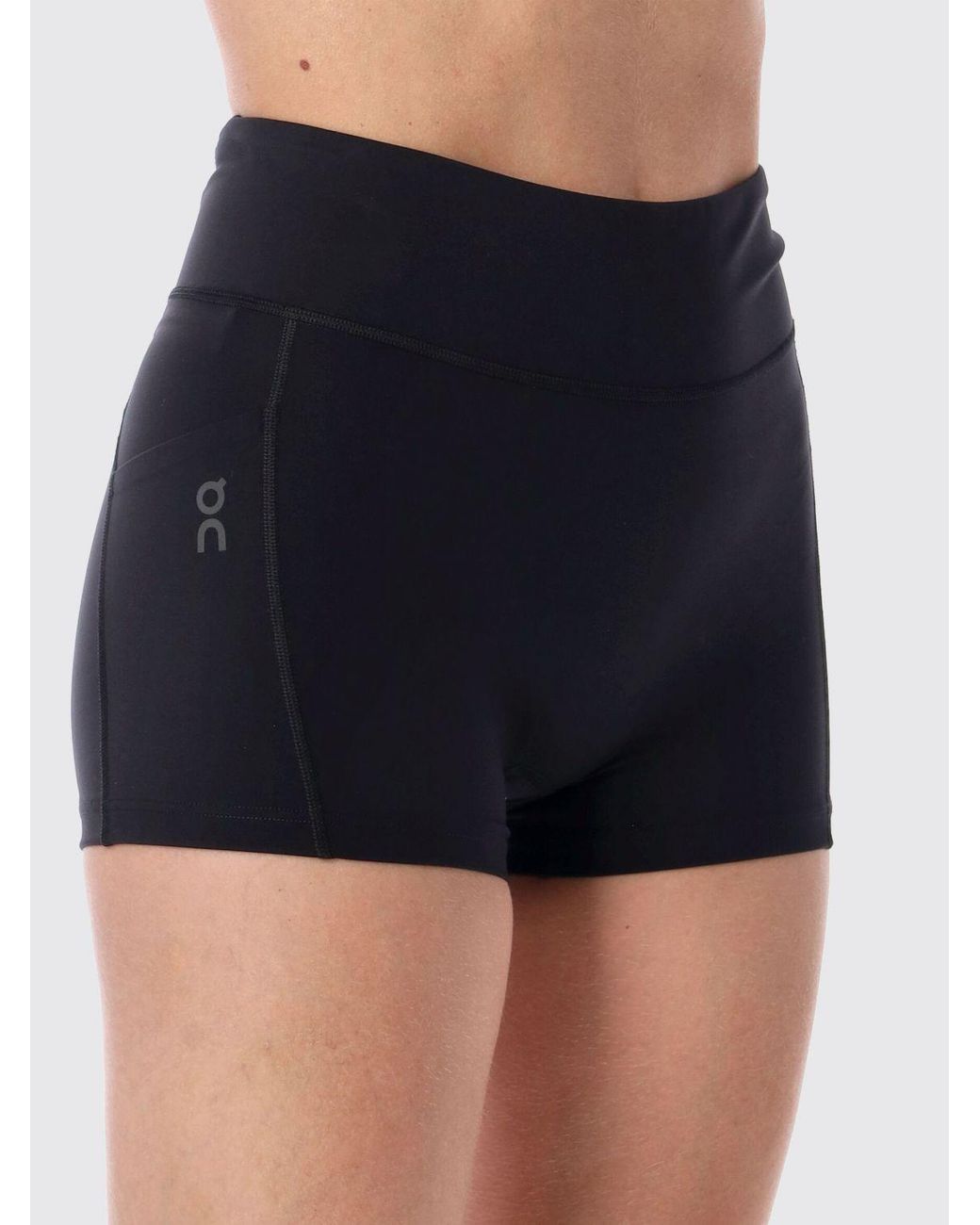 On Shoes Blue High-Waisted Stretch Technical Cycling Shorts