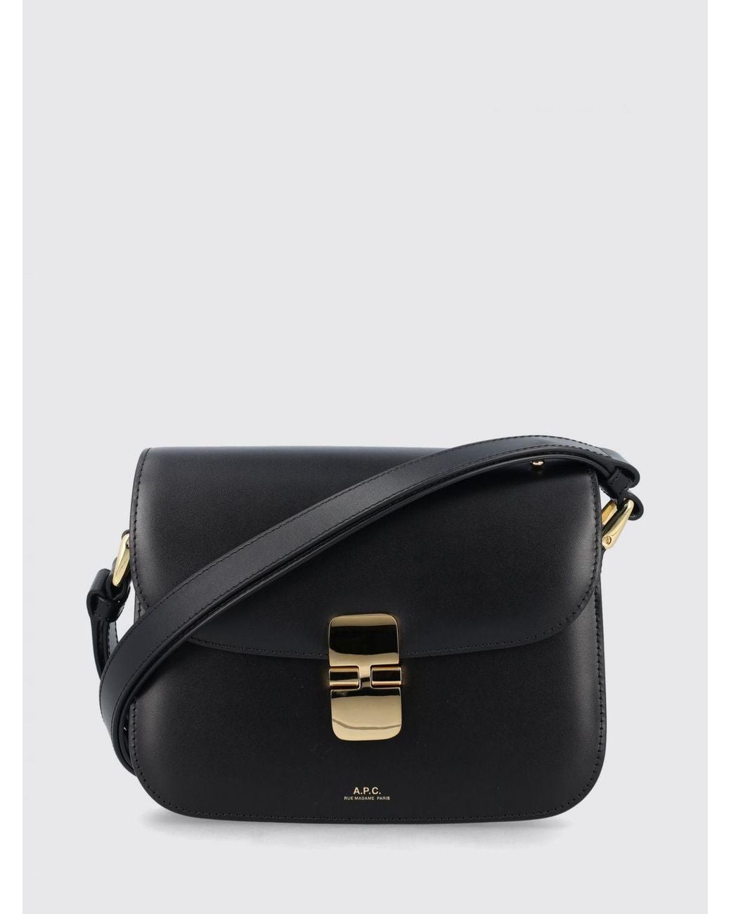 A.P.C. Black Grace Mini Crossbody Bag