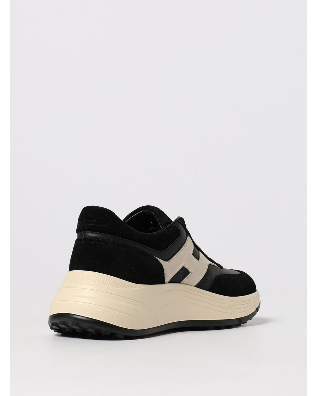 Hogan Black H669 Suede Sneakers