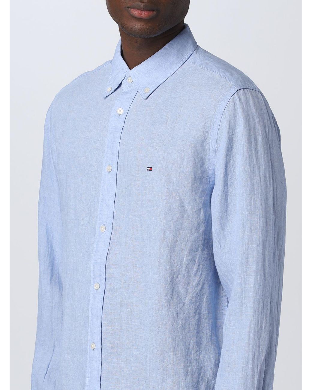 Camisa Tommy Hilfiger de color Azul | Lyst