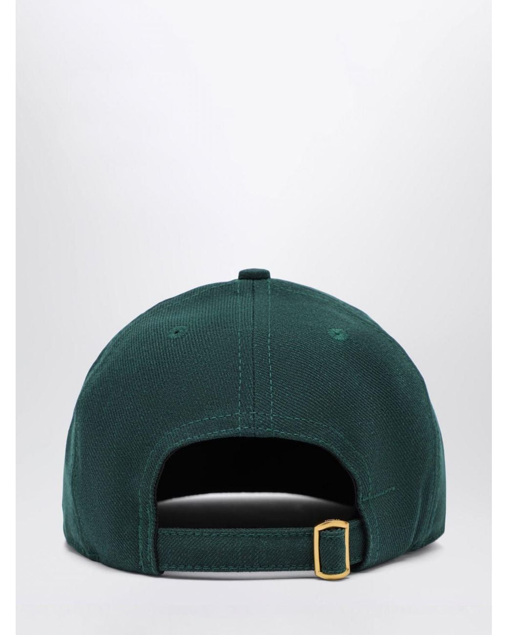 Willy Chavarria Green Cabrón Slogan Print Baseball Cap With Adjustable Strap for men
