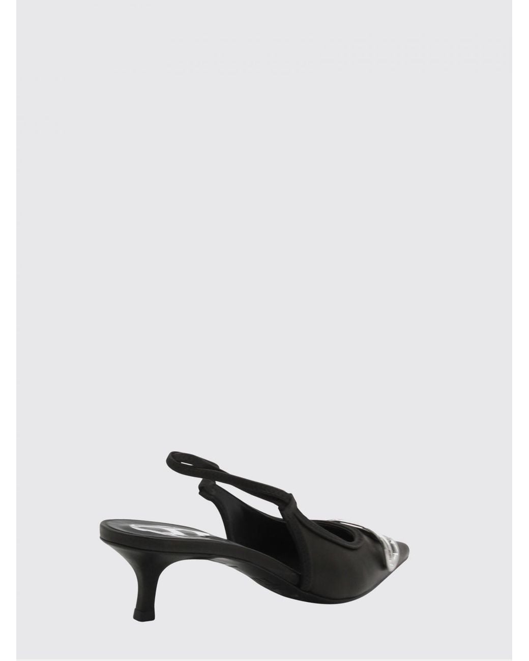DIESEL Black D-Venus Nappa Slingback