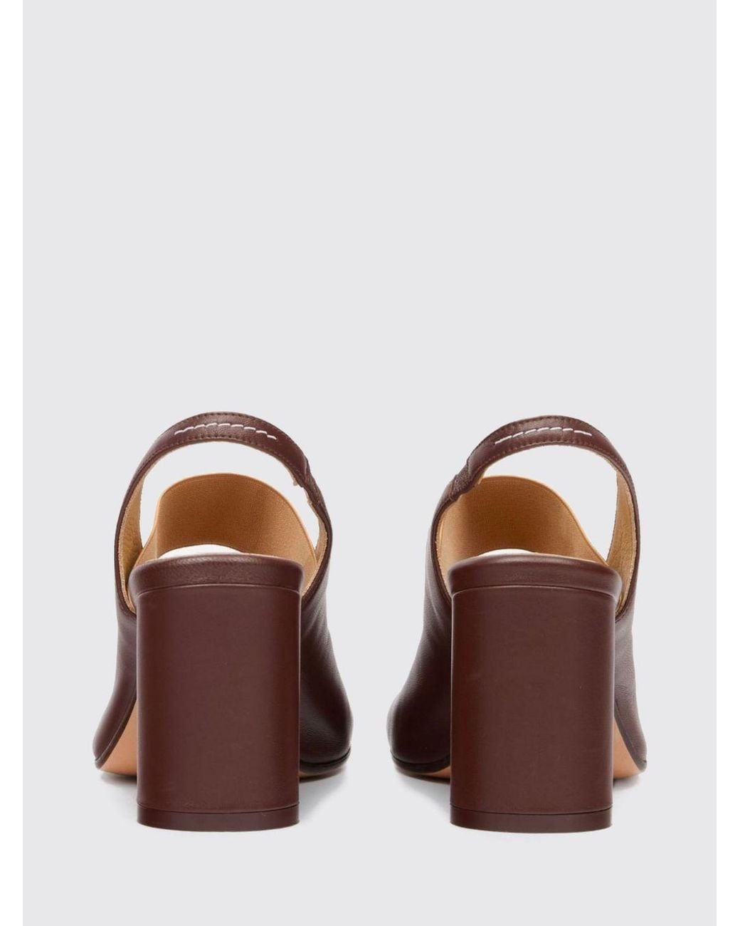 MM6 by Maison Margiela Brown Heeled Sandal