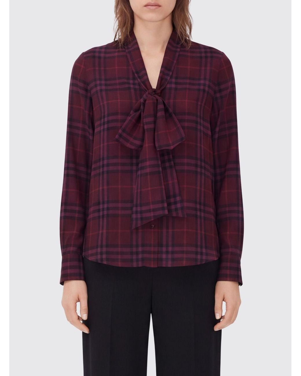 Burberry Purple Shirt