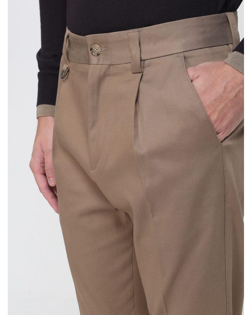 Paolo Pecora Gray Pants for men
