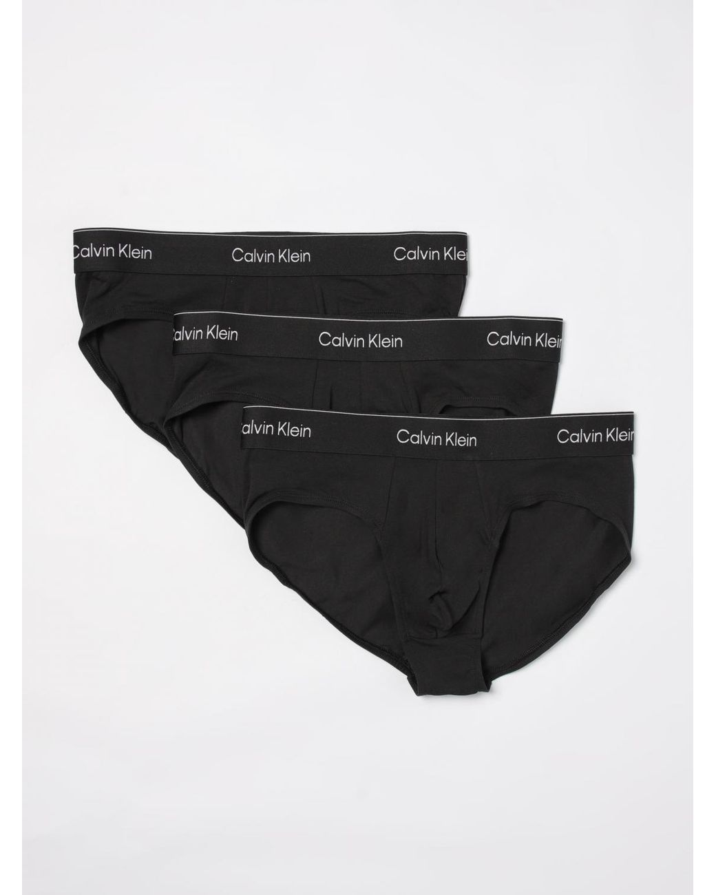 Set 3 Slip di Calvin Klein in Black da Uomo