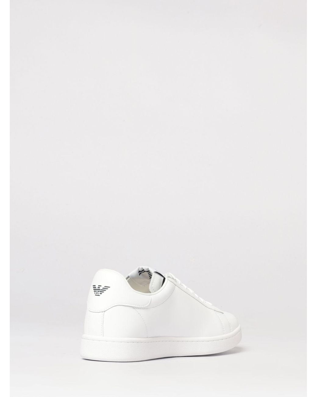 Baskets En Cuir EA7 pour homme en coloris White