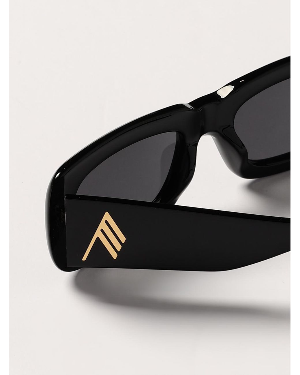 The Attico Black Linda Farrow X Marfa Acetate Sunglasses