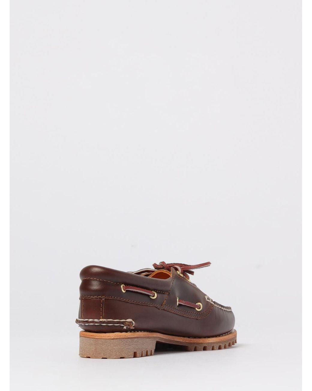 Timberland Brown Authentic Boat Shoe For