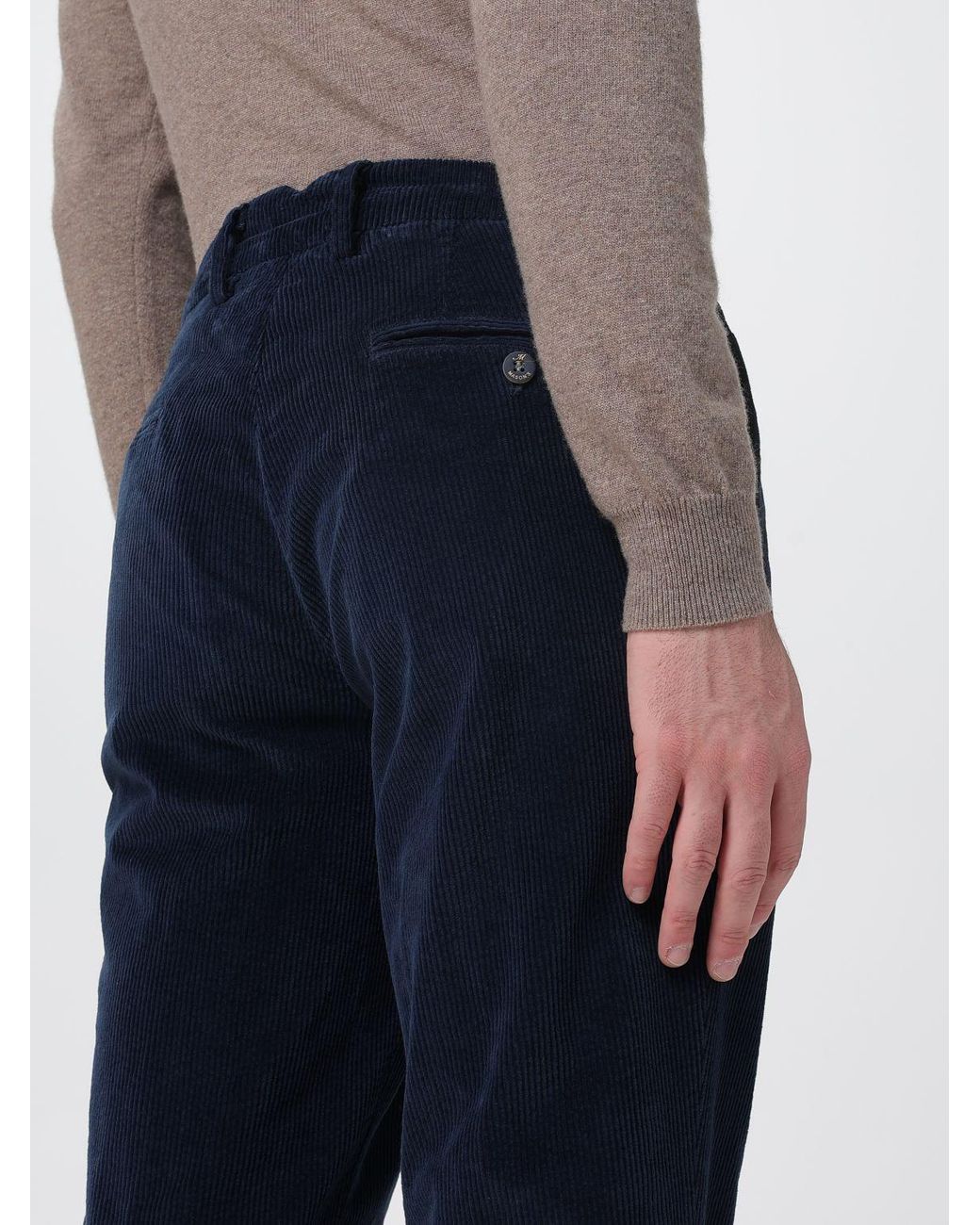 Mason's Blue Trousers for men