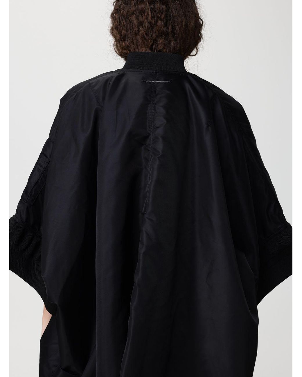 MM6 by Maison Margiela Blue Nylon Cape