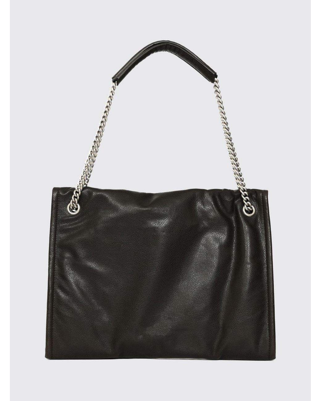 Orciani Black Venus Studded And Embroidered Calfskin Shoulder Bag