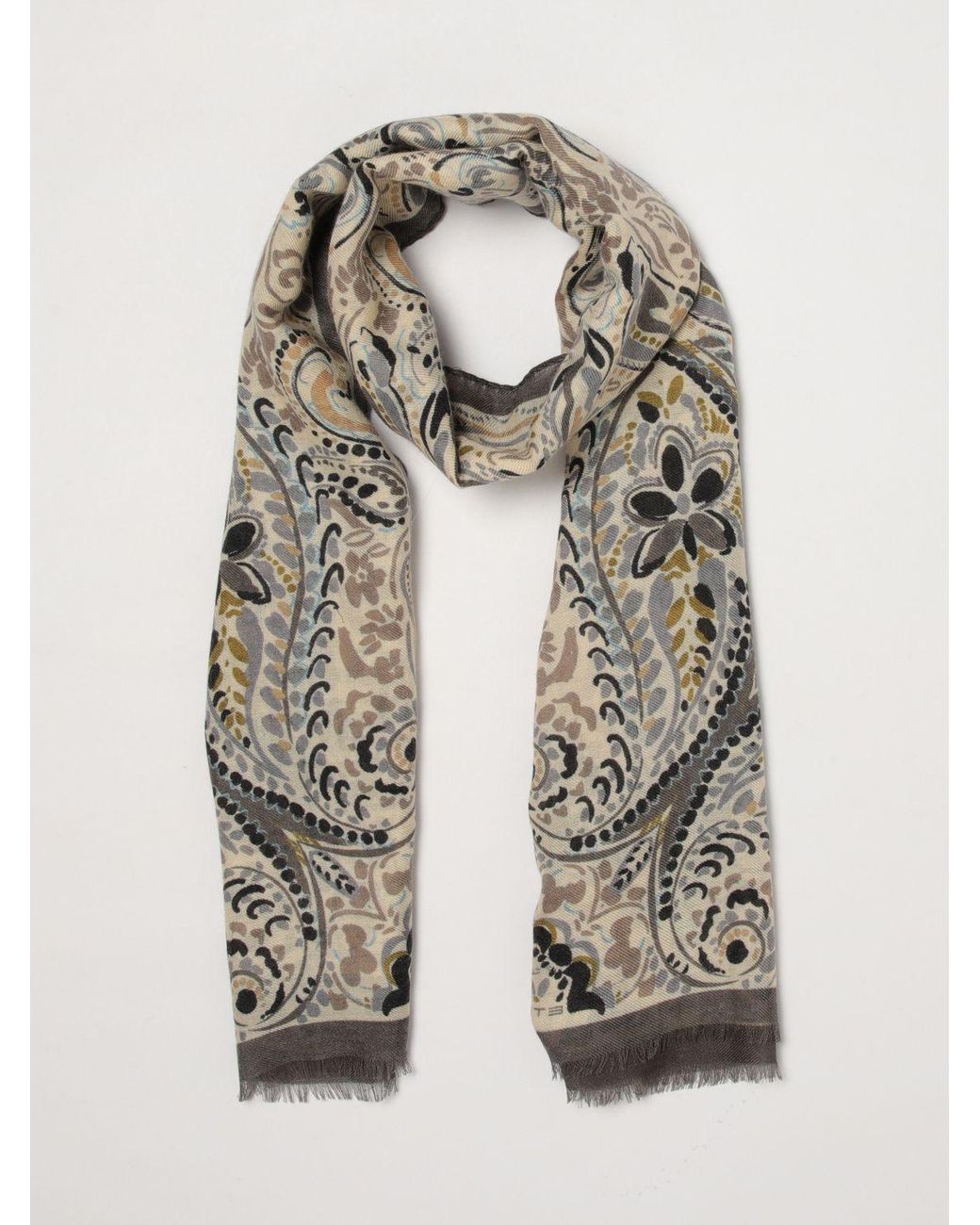 Etro Gray Scarf