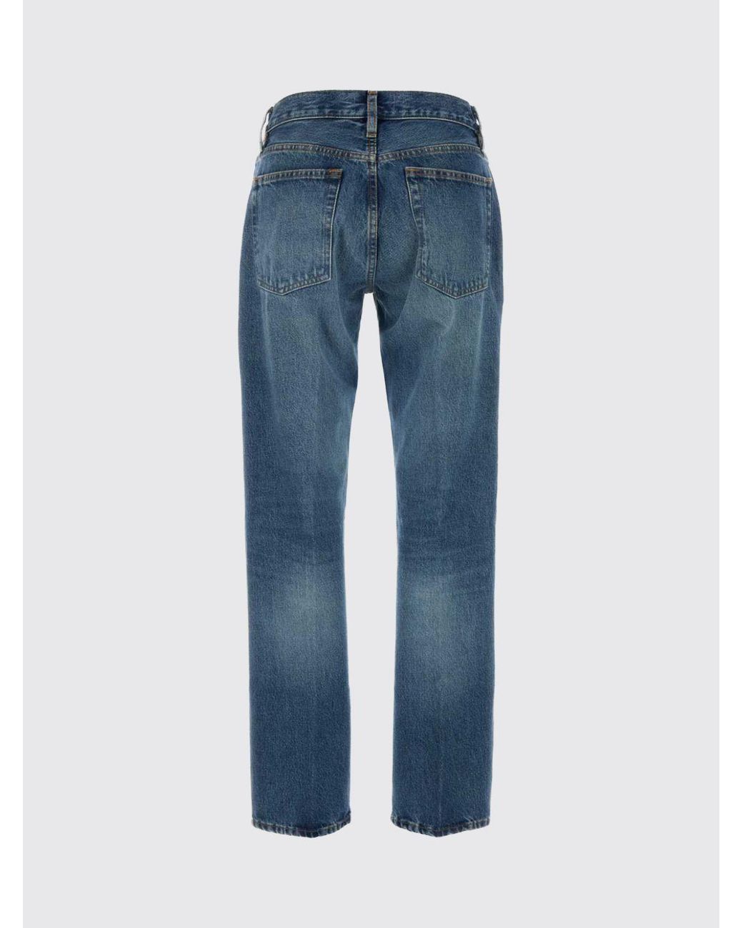FRAME Blue Cotton Slim Fit Jeans