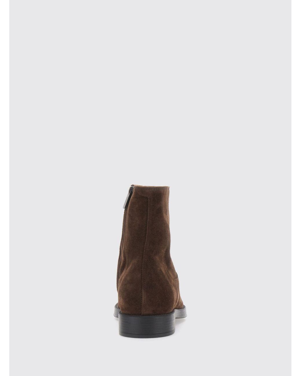 Tod's Stiefeletten Aus Wildkalbsleder Mit T Timeless-Logo in Brown für Herren