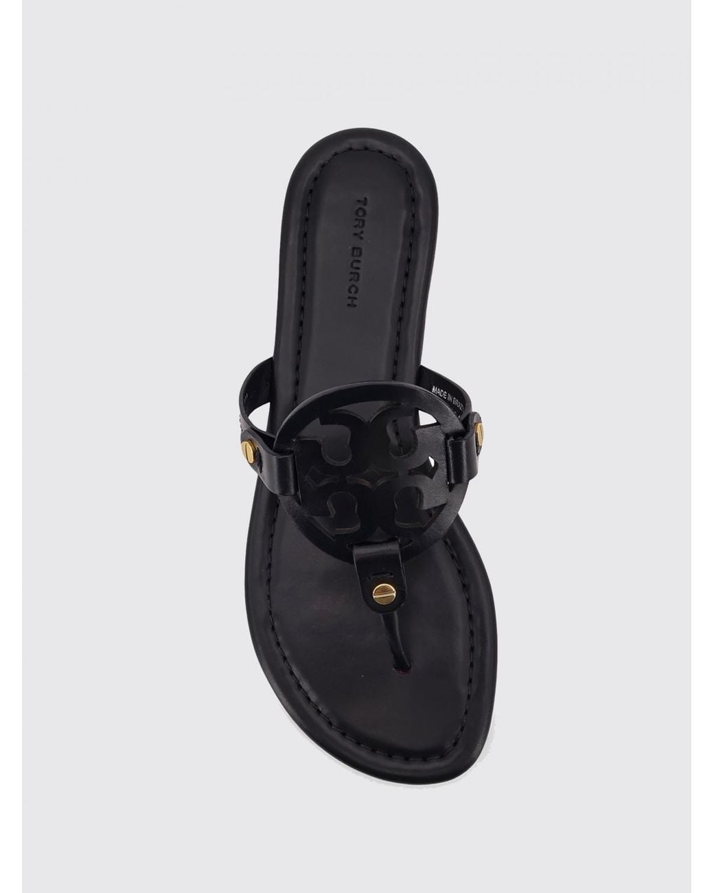 Flip Flops Tory Burch en coloris Black