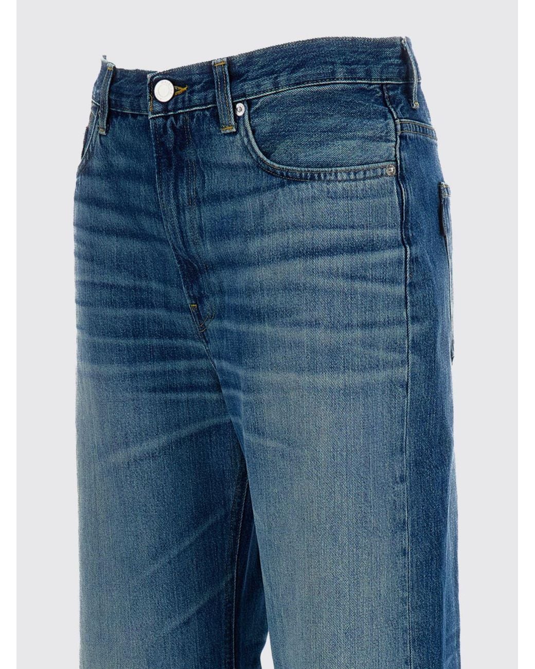 Vaqueros Winny Wide Leg De Talle Alto En Denim De Algodón Orgánico Haikure de color Blue
