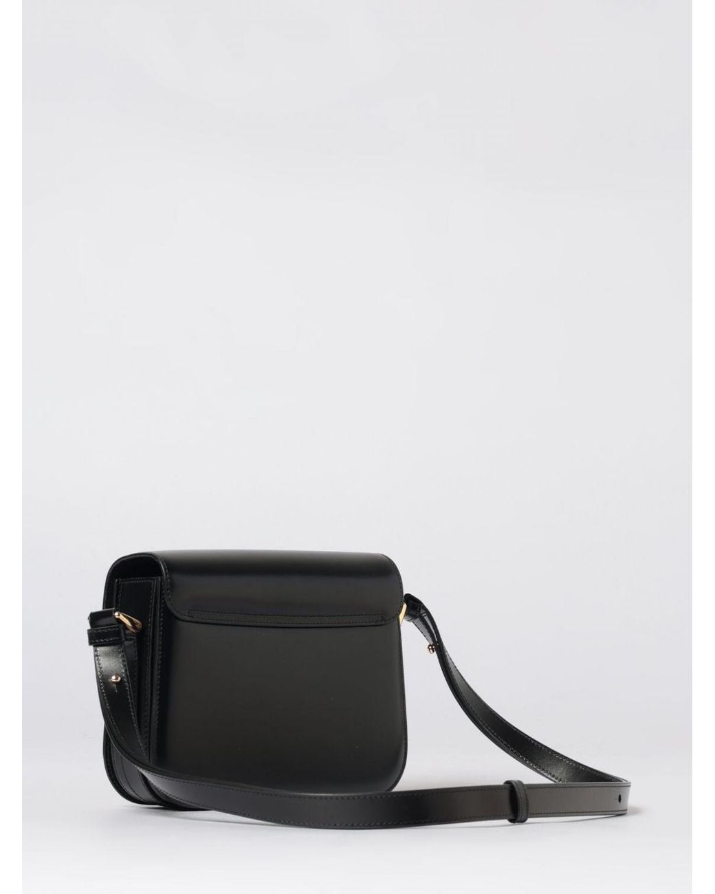 A.P.C. Black Grace Small Leather Bag