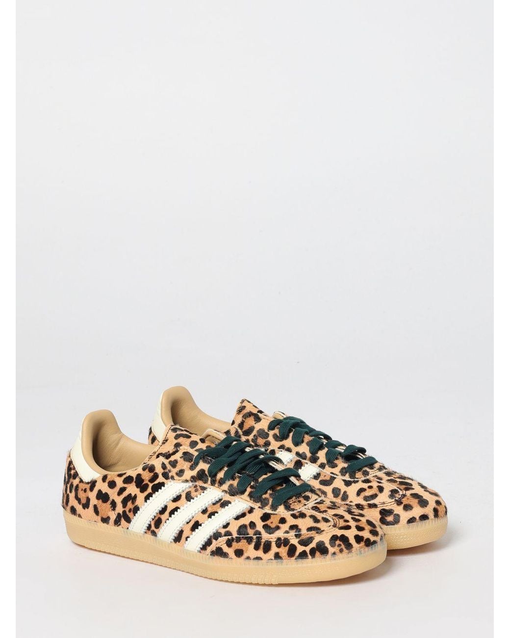 Adidas Originals Natural Samba Og Animal Print Pony Skin Sneakers for men
