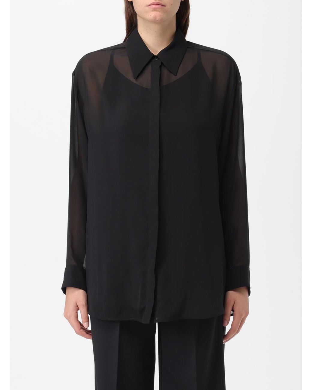 Erika Cavallini Semi Couture Black Shirt