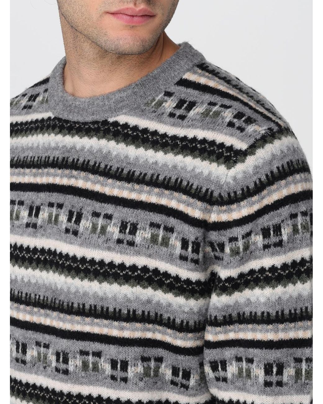Ballantyne Gray Jumper for men