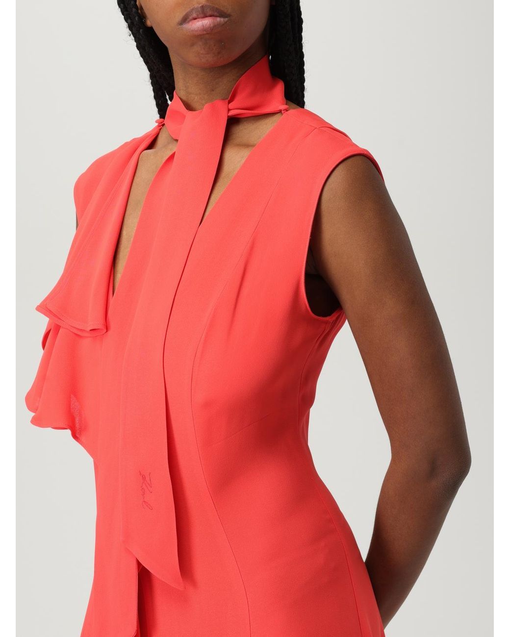 Karl Lagerfeld Red Dress