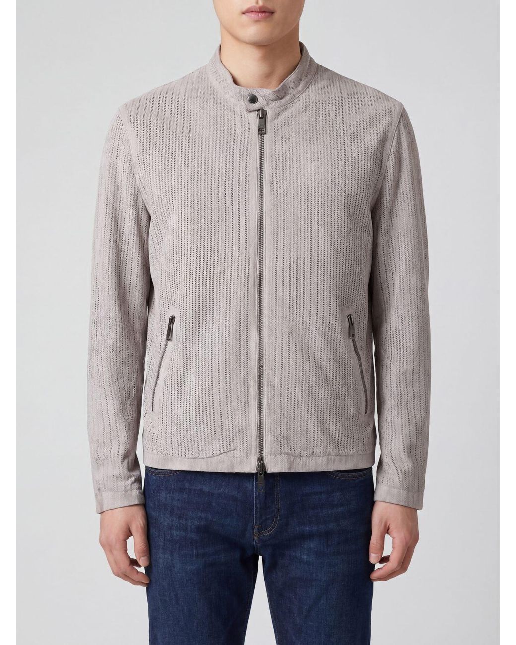 Giorgio Brato Gray Jacket for men