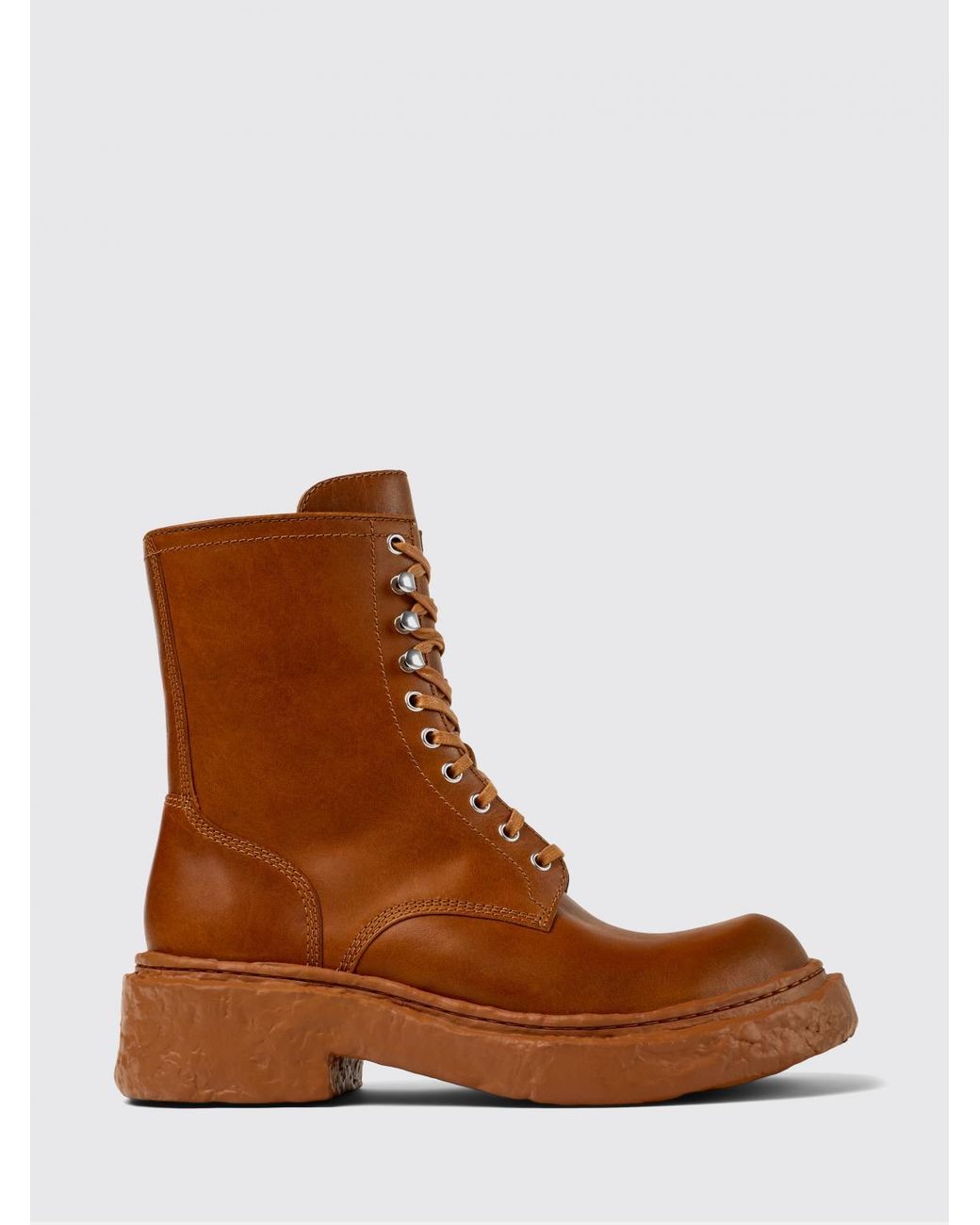 CAMPERLAB Brown Vamonos Leather Ankle Boots