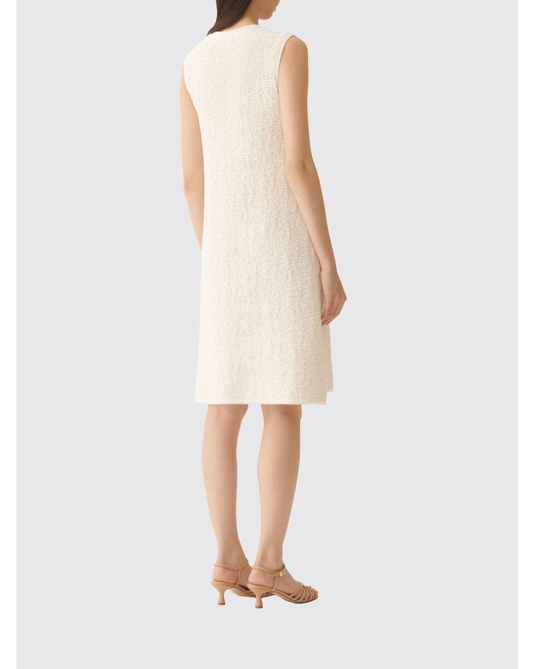 Fabiana Filippi Natural Cotton Blend Dress