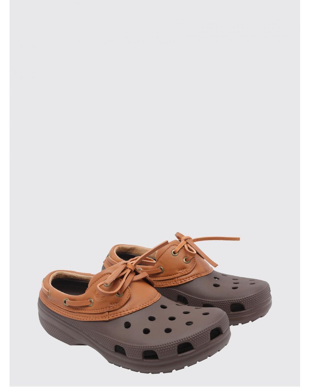 CROCSTM Brown Classic Boat Mules for men