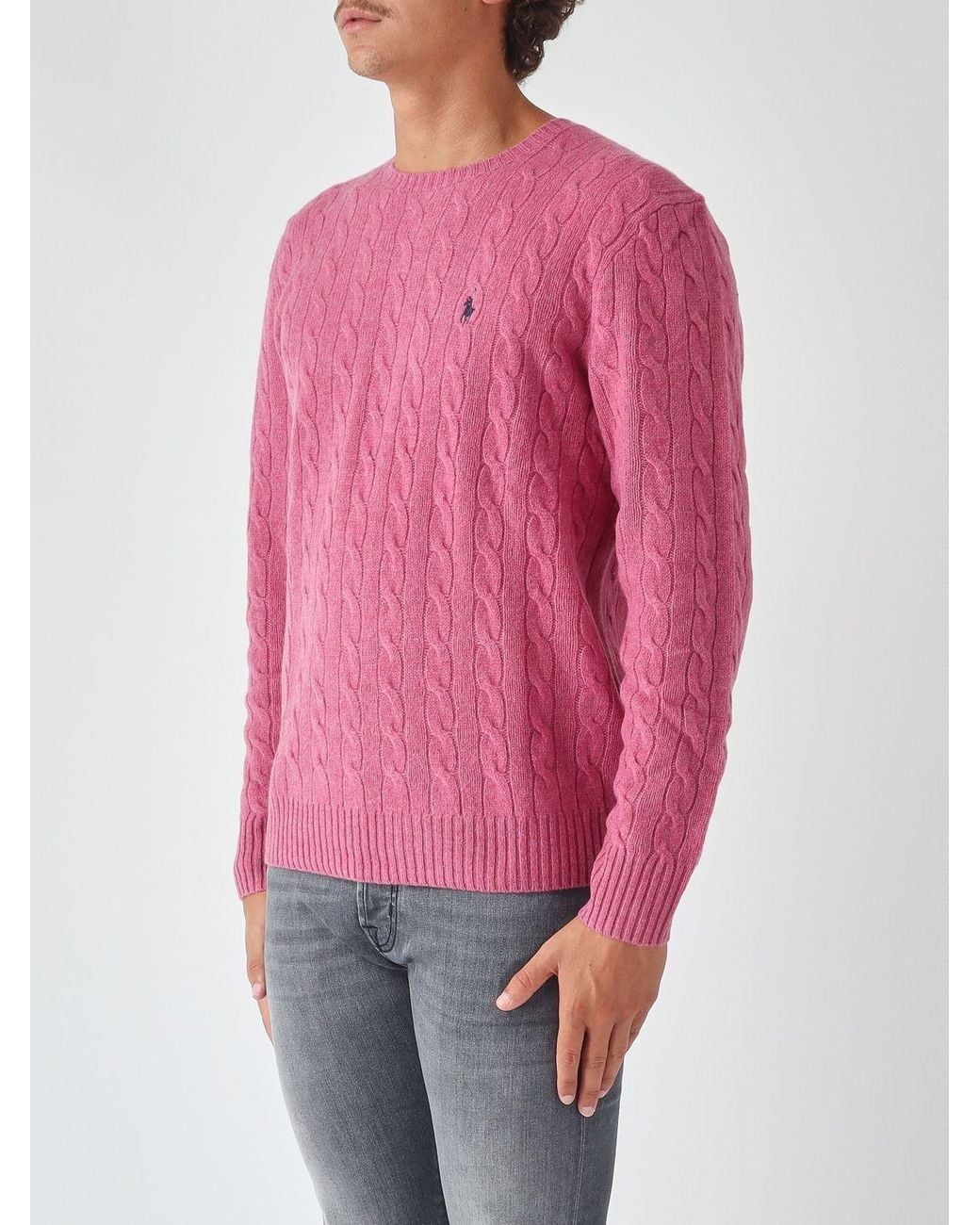Polo Ralph Lauren Red Crewneck Jumper for men