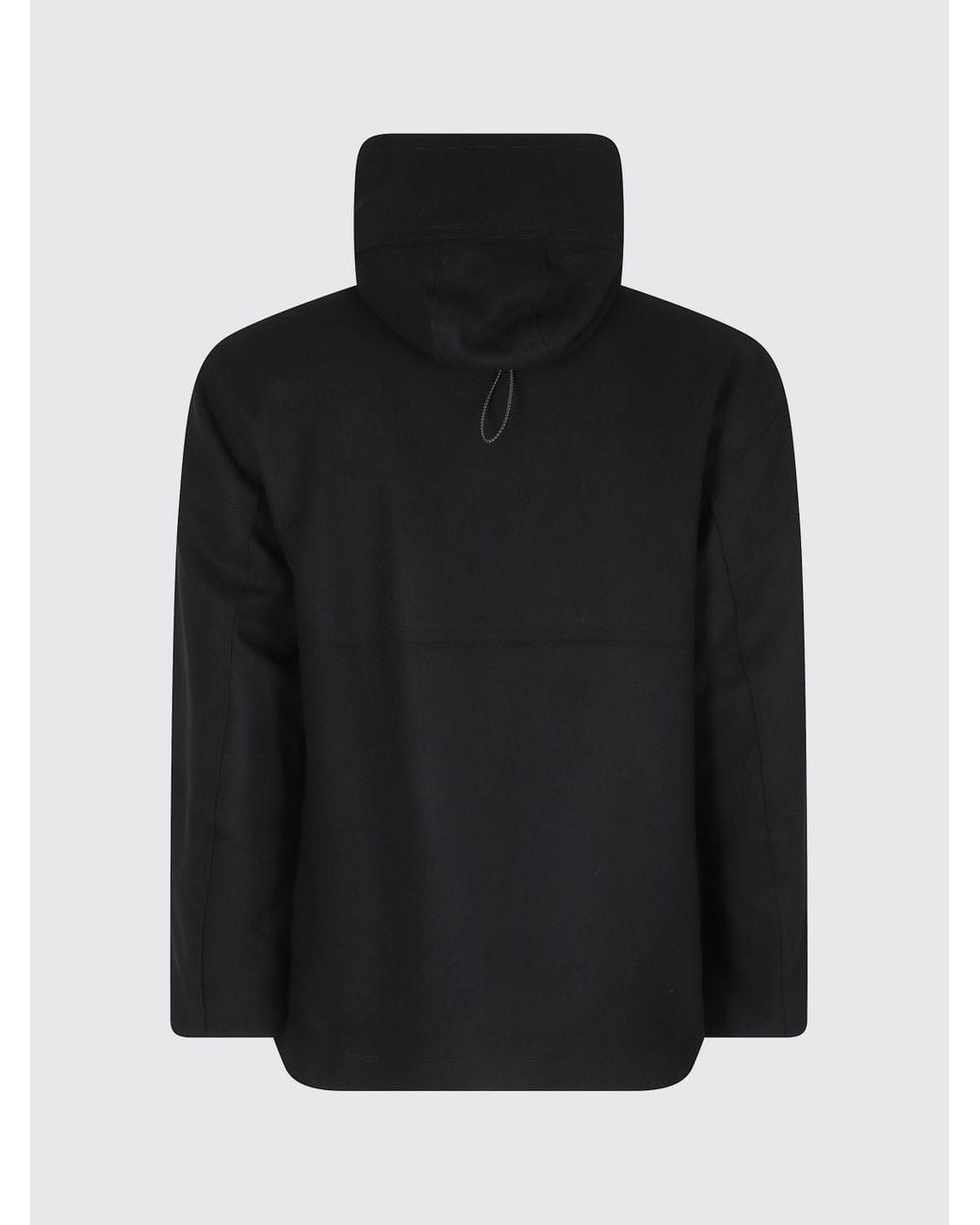 DUNO Blue Double-Breasted Short Coat for men