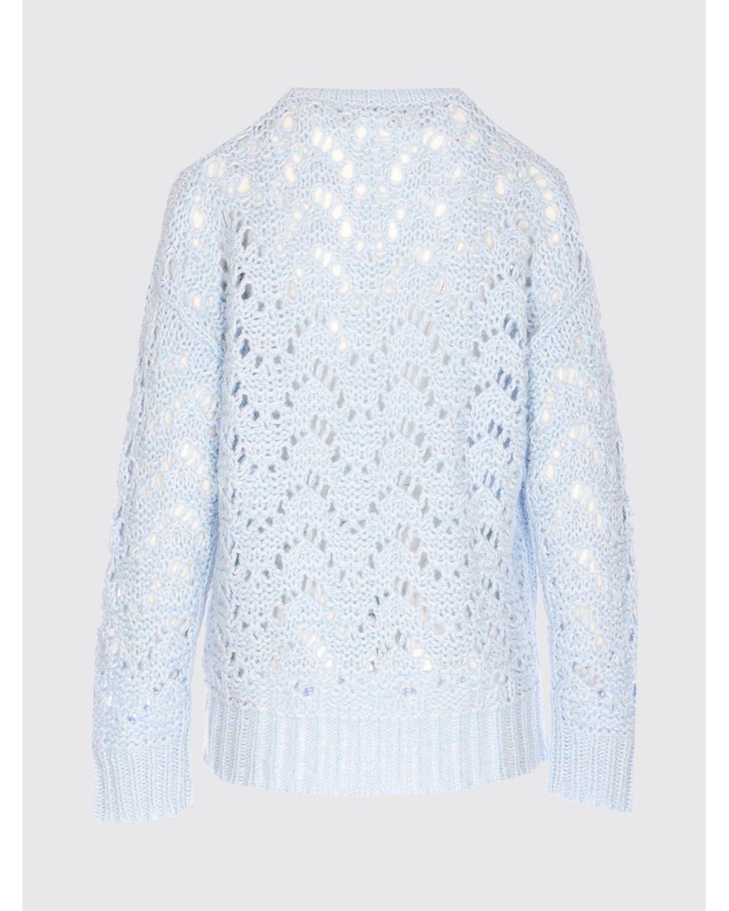 Fabiana Filippi Gray Alpaca Wool Pullover