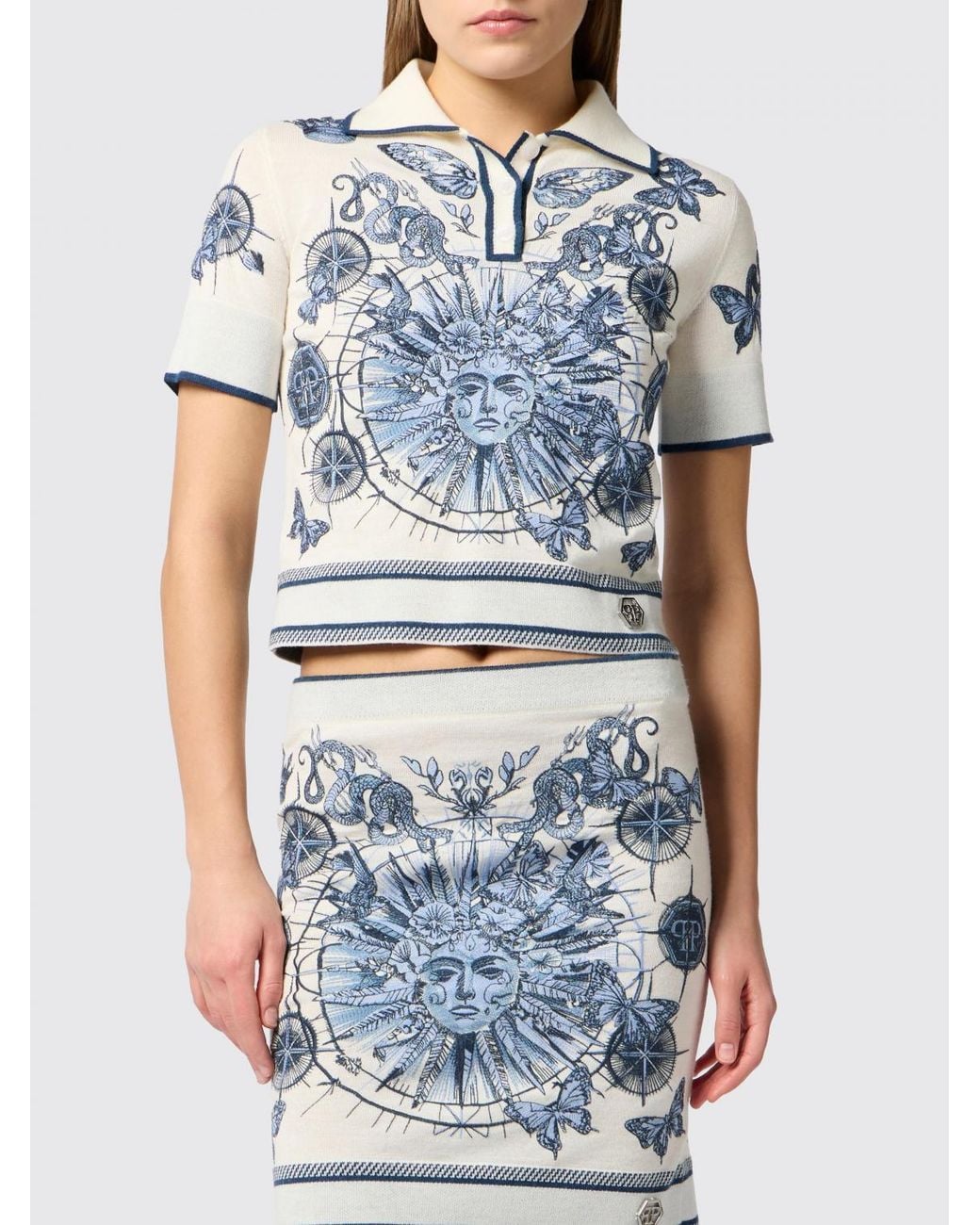 Polo Mujer Philipp Plein de color Blue
