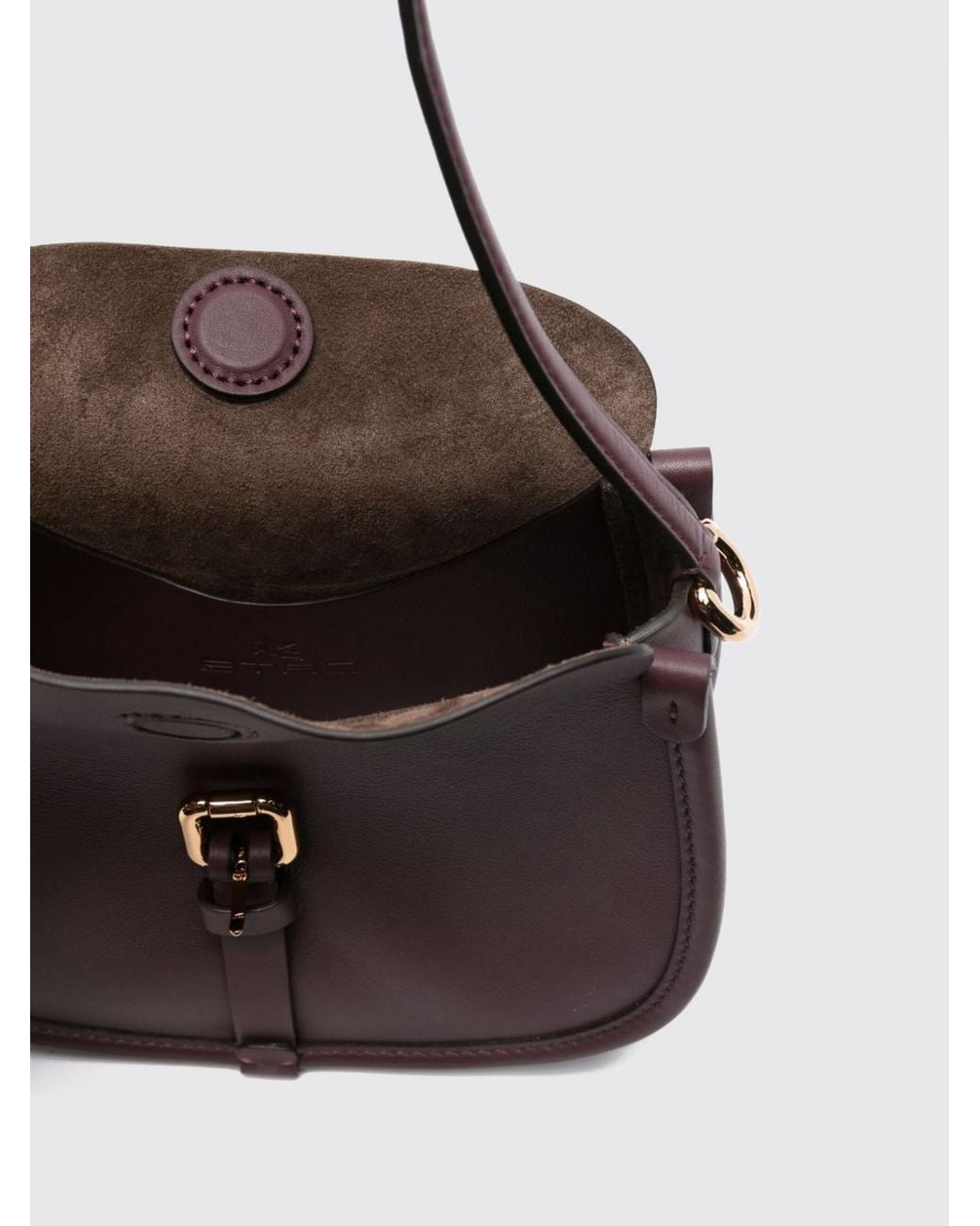 Mini Borsa A Spalla Pony di Etro in Purple