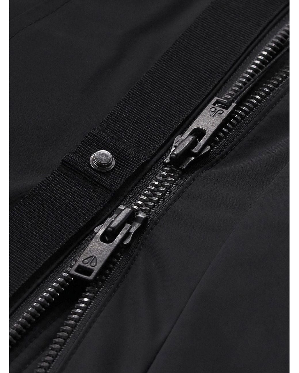 Moose Knuckles Gray Knee-Length Windproof Parka for men