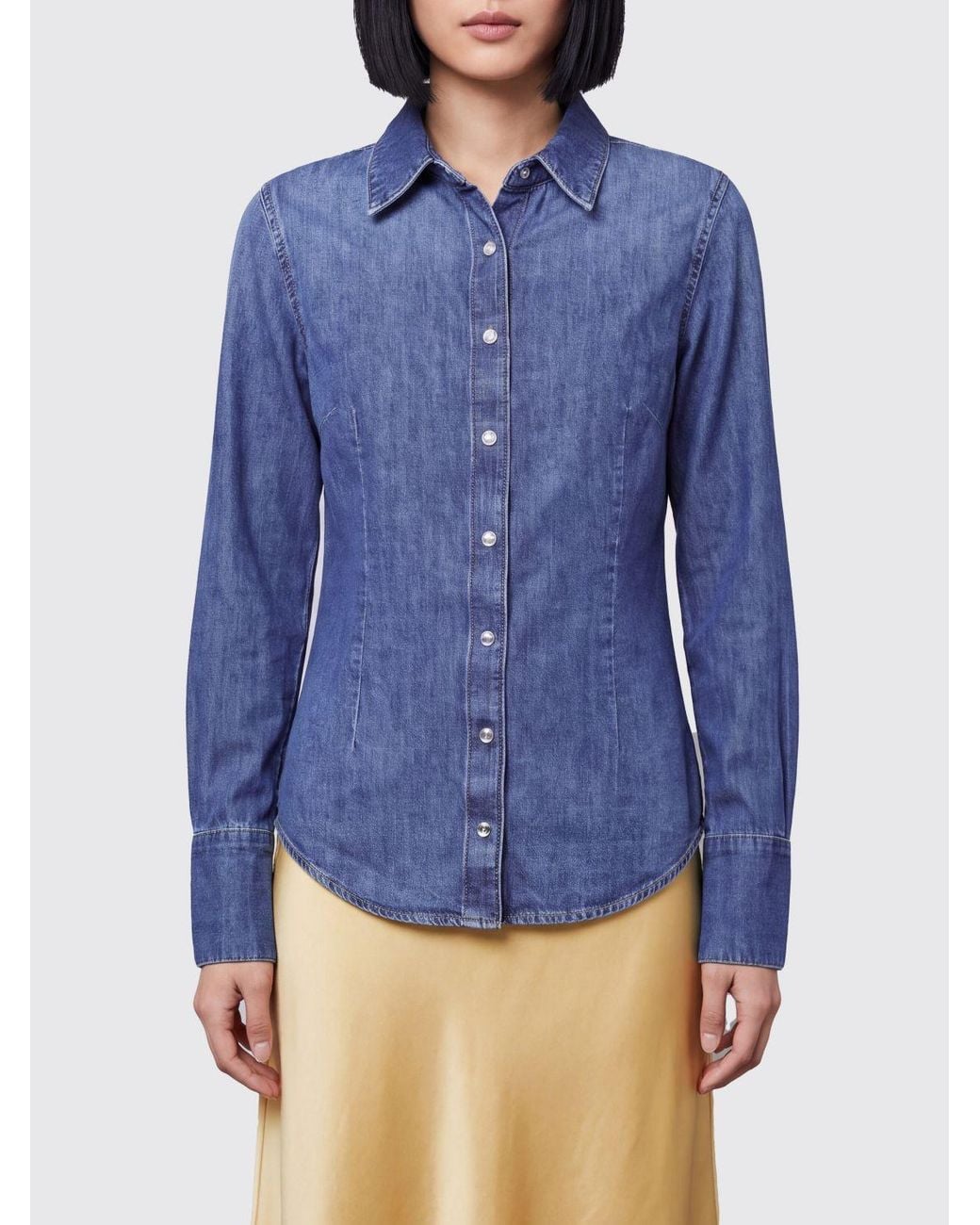 7 For All Mankind Blue Shirt