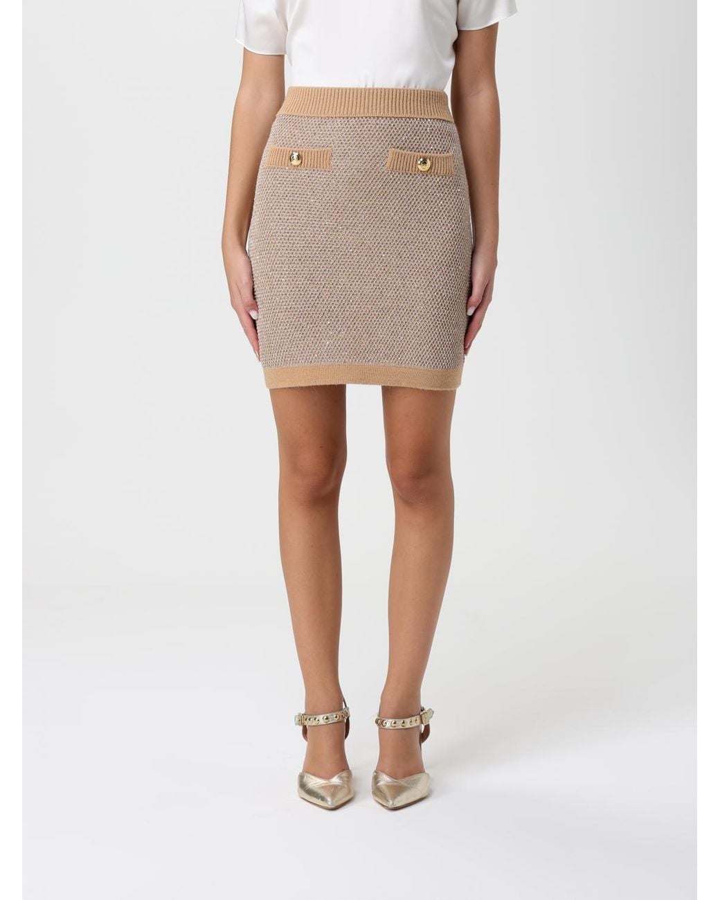 Elisabetta Franchi Natural Skirt