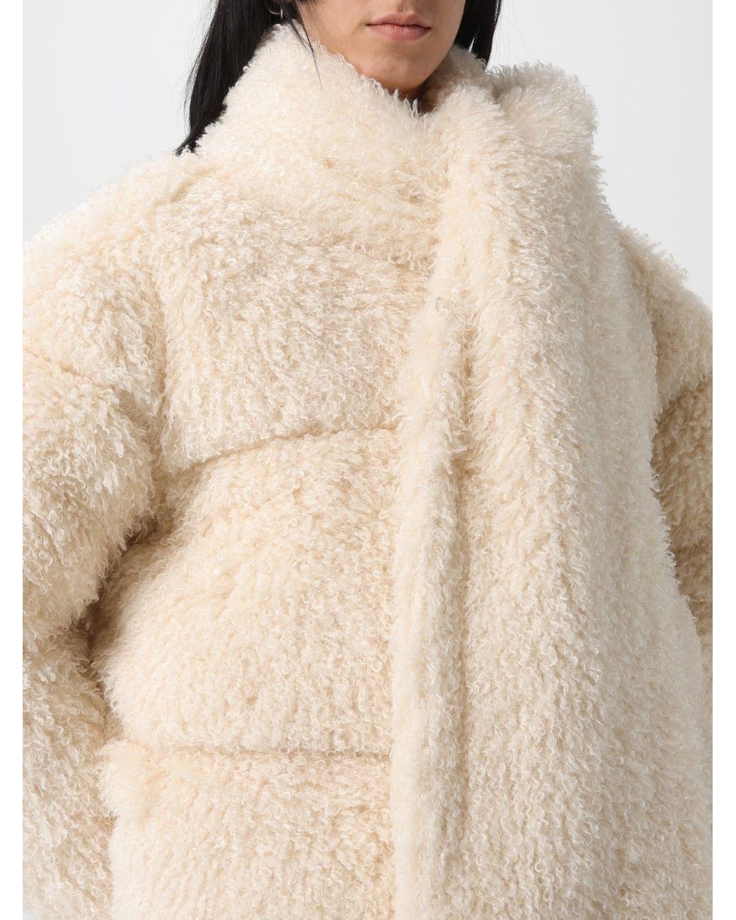Karl Lagerfeld Natural Fur Coat