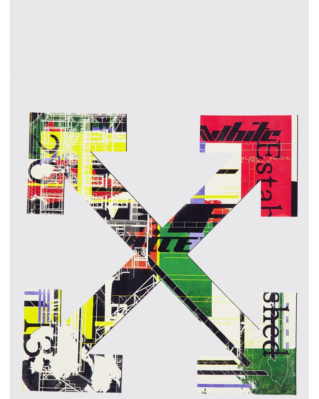 Off-White c/o Virgil Abloh White Cotton T-Shirt With Contrasting Arrow Logo And Dropped Shoulders for men